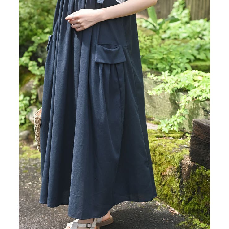 麻混アウトポケットジャンスカ | rps | 詳細画像43 