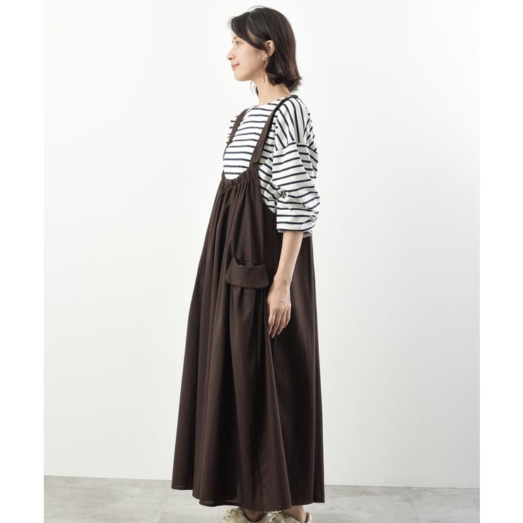 麻混アウトポケットジャンスカ[品番：RPSW0000095]｜rps（アール