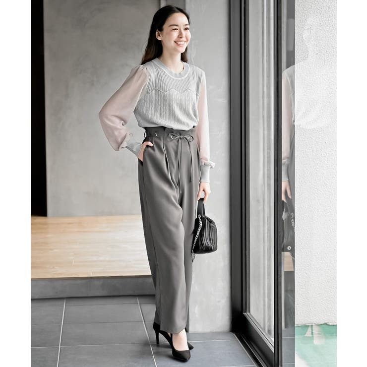 シアーボリューム袖ニットプルオーバー | rps | 詳細画像10 