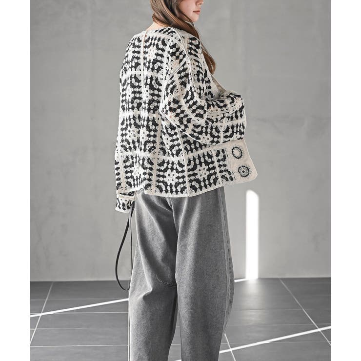 カギ針トッパーカーディガン | rps | 詳細画像12 