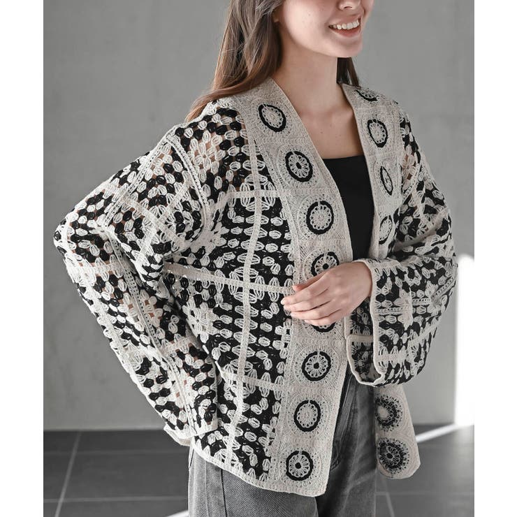 カギ針トッパーカーディガン | rps | 詳細画像14 