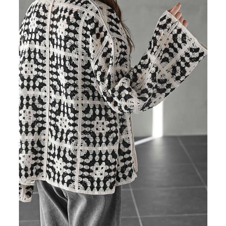 カギ針トッパーカーディガン | rps | 詳細画像16 