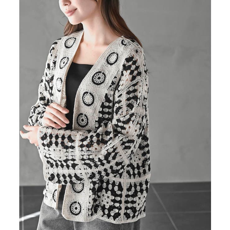 カギ針トッパーカーディガン | rps | 詳細画像17 