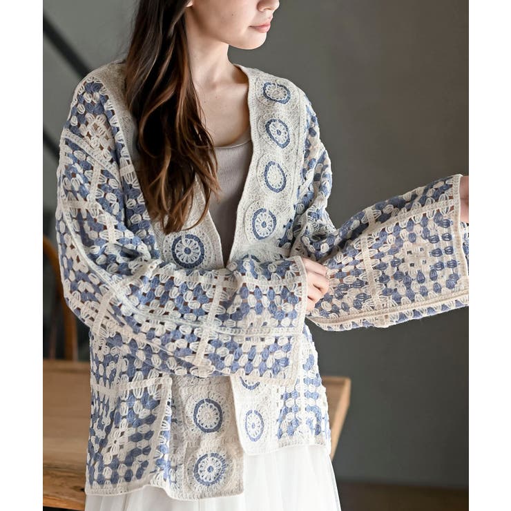 カギ針トッパーカーディガン | rps | 詳細画像22 