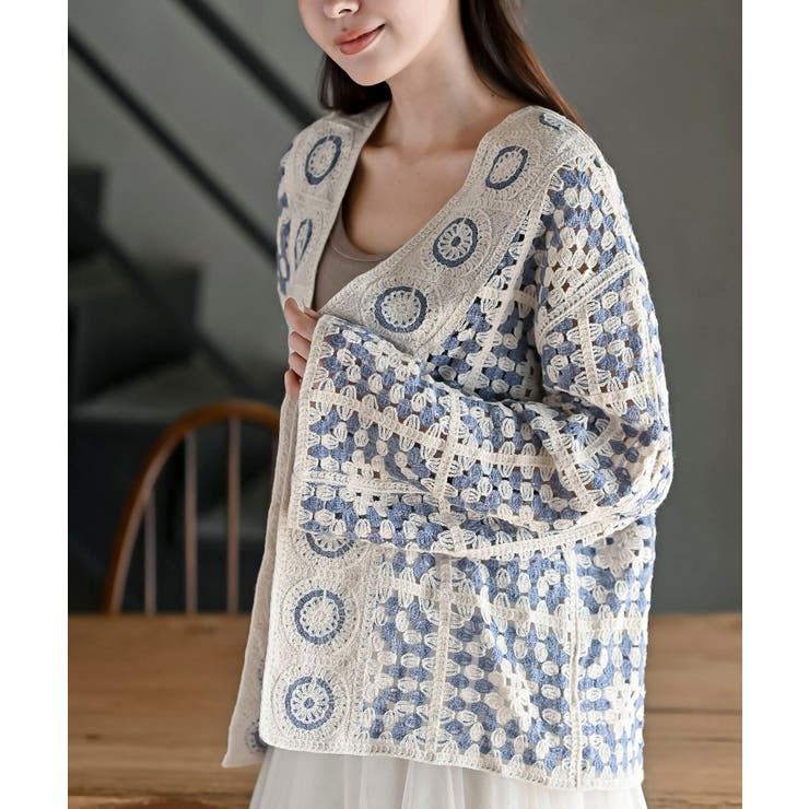 カギ針トッパーカーディガン | rps | 詳細画像23 