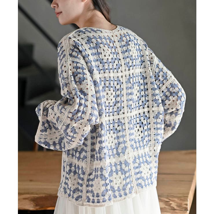 カギ針トッパーカーディガン | rps | 詳細画像24 