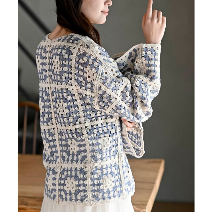 カギ針トッパーカーディガン | rps | 詳細画像25 