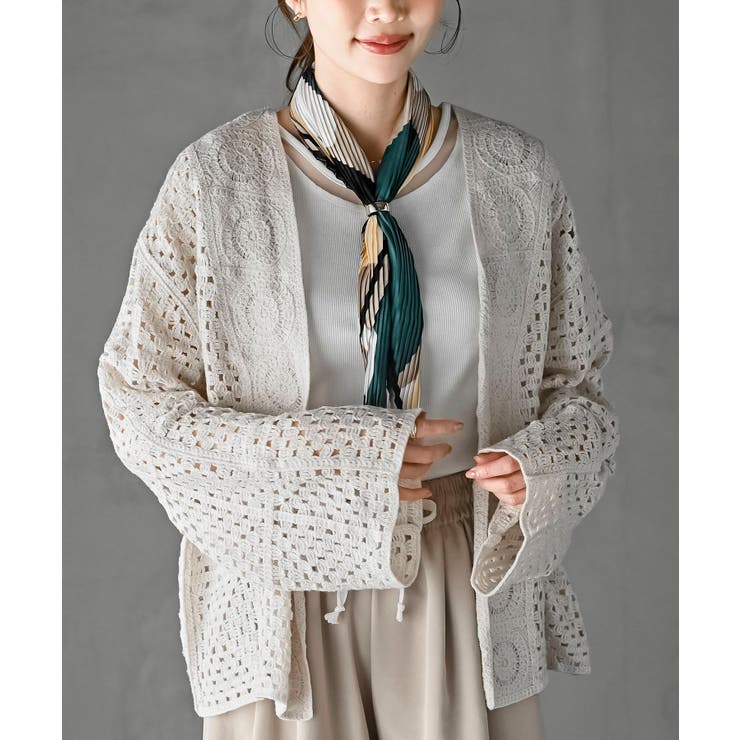 カギ針トッパーカーディガン | rps | 詳細画像6 