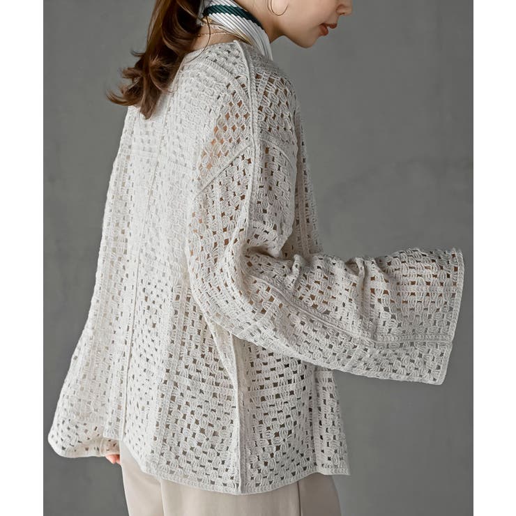 カギ針トッパーカーディガン | rps | 詳細画像9 