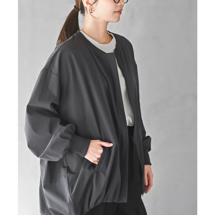 裾ドロストブルゾンシャツ | rps | 詳細画像14 