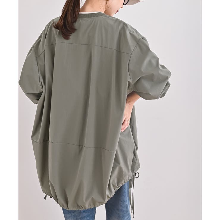 裾ドロストブルゾンシャツ | rps | 詳細画像20 