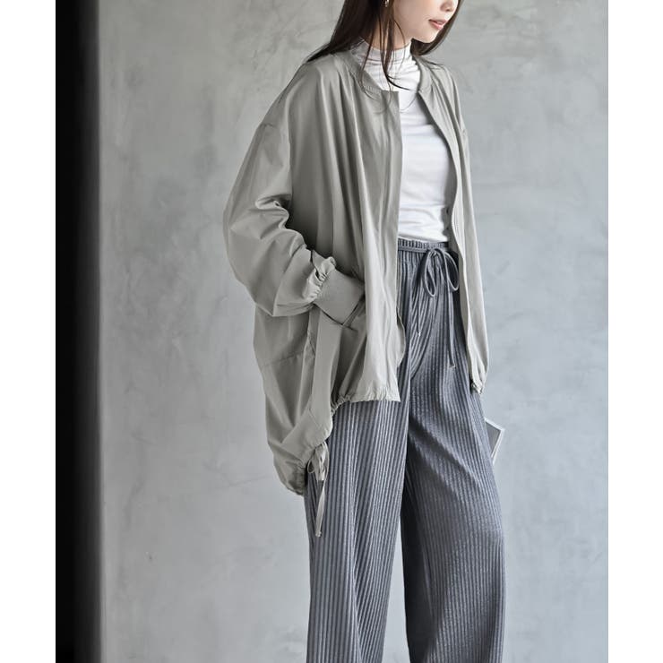 裾ドロストブルゾンシャツ | rps | 詳細画像3 