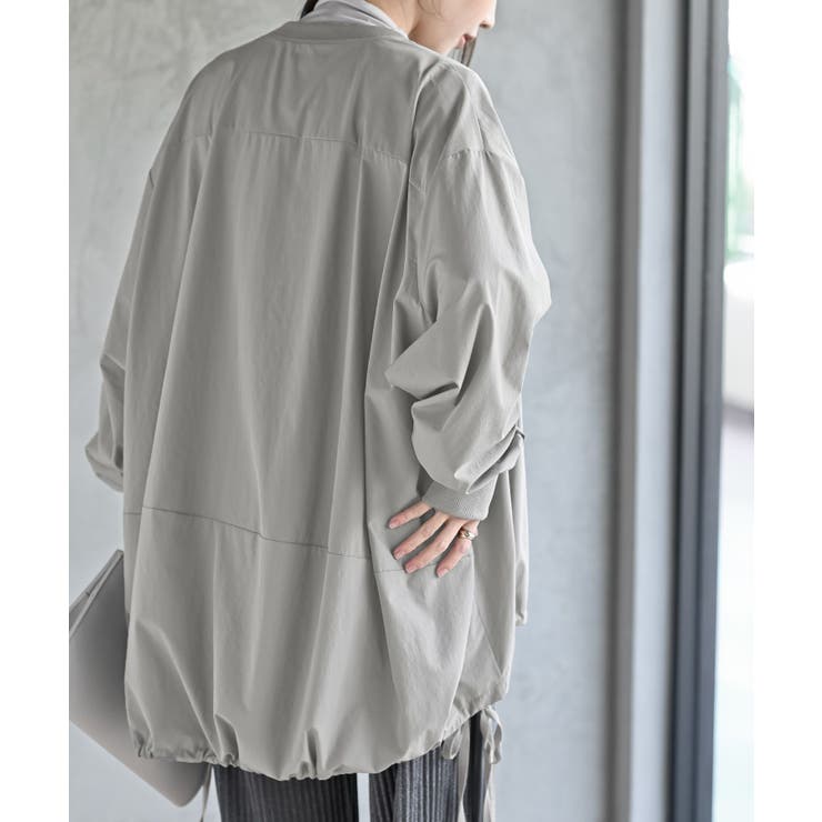 裾ドロストブルゾンシャツ | rps | 詳細画像7 