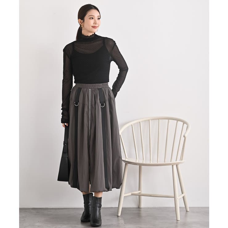 フロントジップバルーンスカート | rps | 詳細画像2 