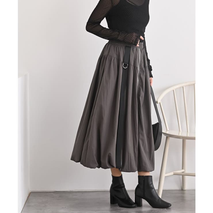 フロントジップバルーンスカート | rps | 詳細画像3 