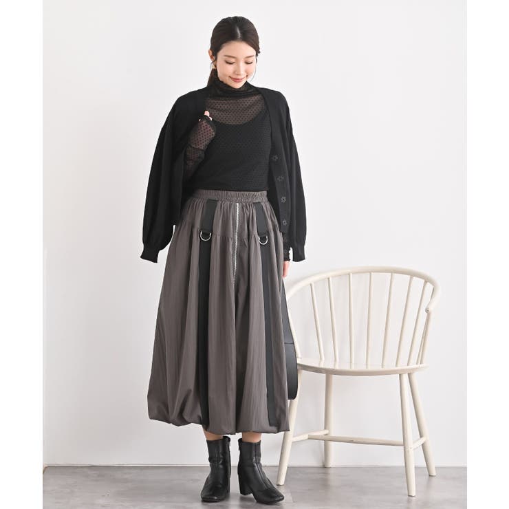 フロントジップバルーンスカート | rps | 詳細画像8 