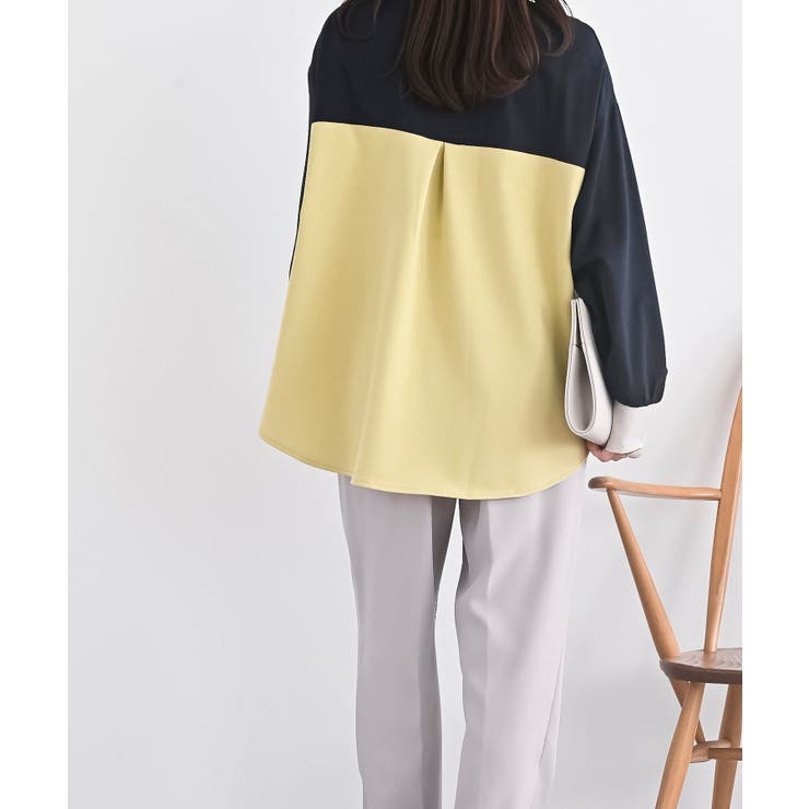 ダブルジップポケット配色ブラウス | rps | 詳細画像18 