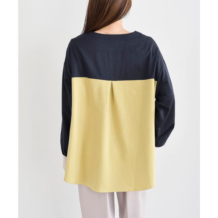 ダブルジップポケット配色ブラウス | rps | 詳細画像25 