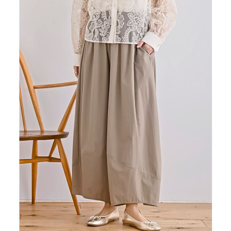 ベージュ | ボリュームイージーパンツ | rps