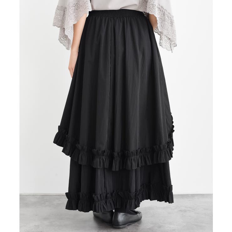 フリルアシメトリーレイヤースカート | rps | 詳細画像16 