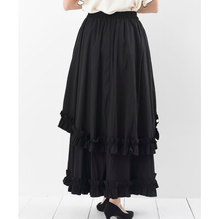 フリルアシメトリーレイヤースカート | rps | 詳細画像19 