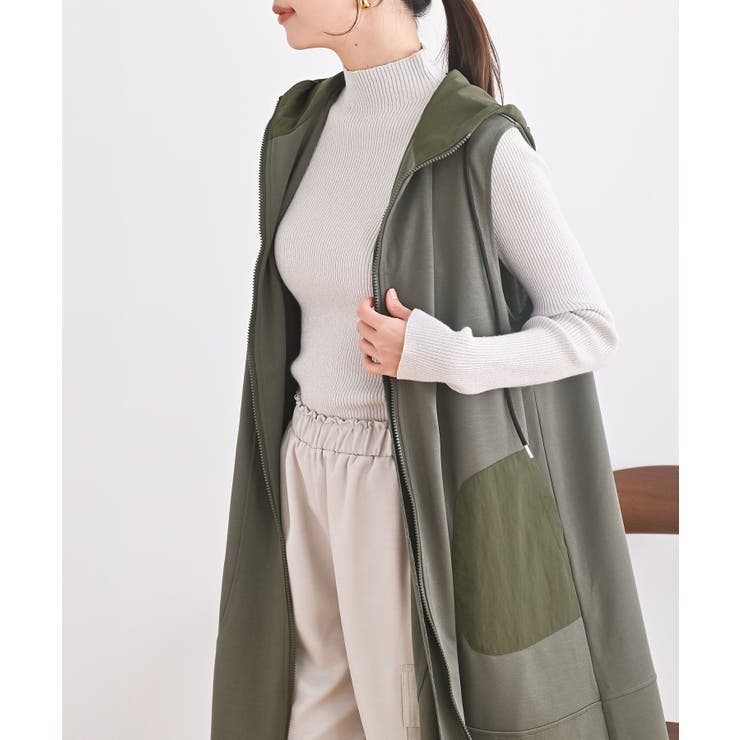 フードロングベスト | rps | 詳細画像13 