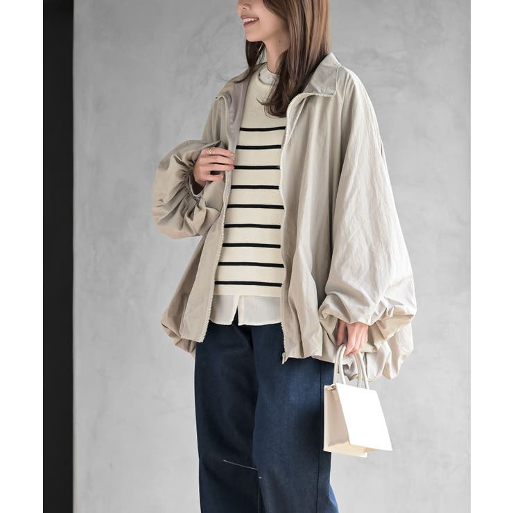 バルーンスリーブスタンドジャケット | rps | 詳細画像11 