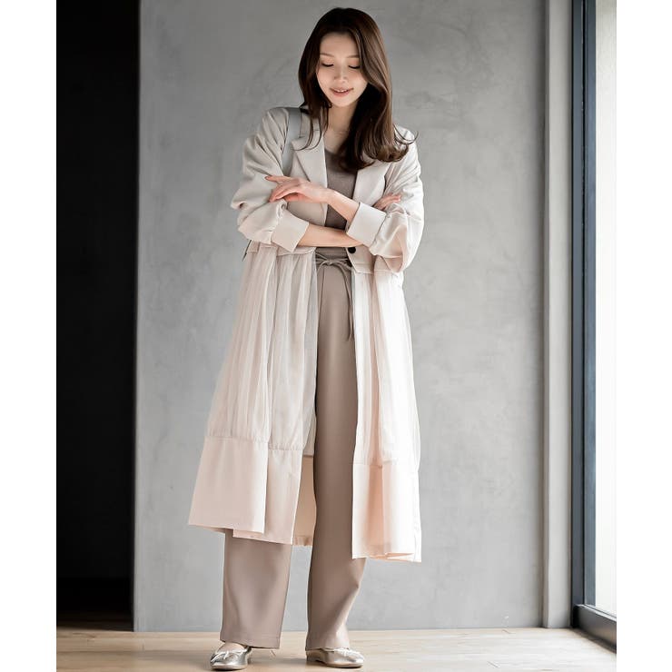 チュール切替コートワンピース | rps | 詳細画像10 