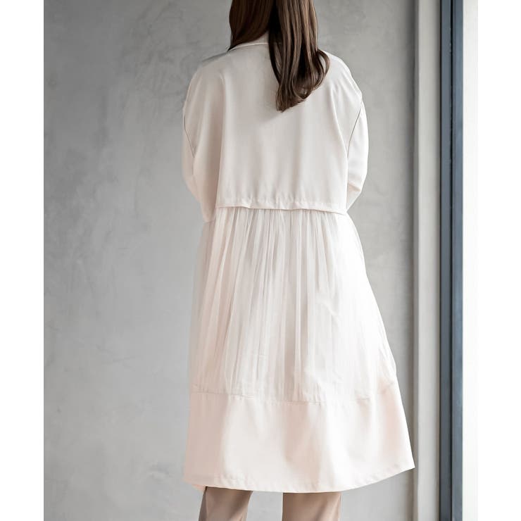 チュール切替コートワンピース | rps | 詳細画像12 