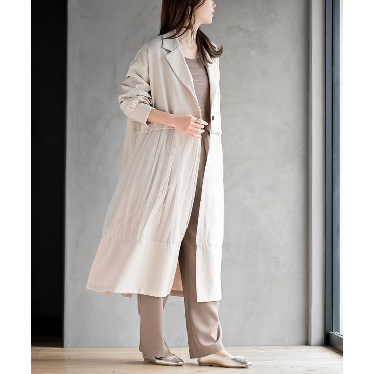 チュール切替コートワンピース | rps | 詳細画像13 