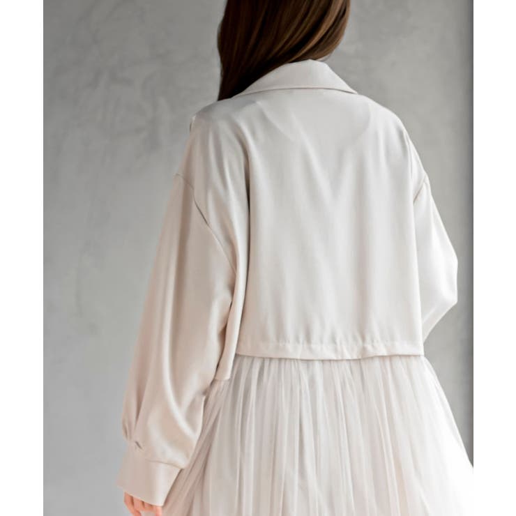 チュール切替コートワンピース | rps | 詳細画像16 