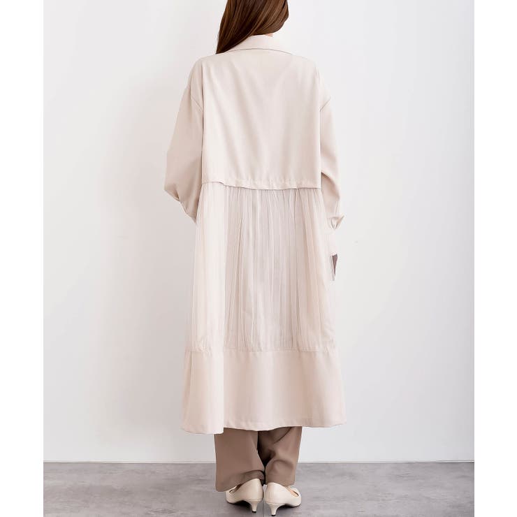 チュール切替コートワンピース | rps | 詳細画像19 