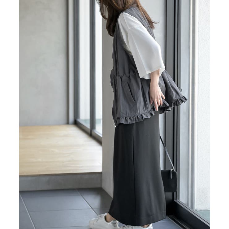 ナイロン裾フリルＺＩＰベスト | rps | 詳細画像5 