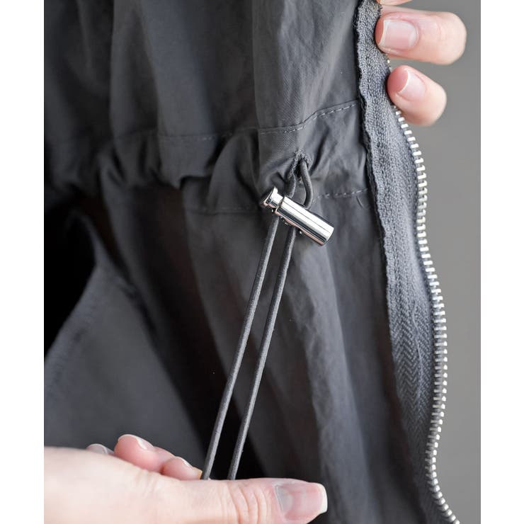 ナイロン裾フリルＺＩＰベスト | rps | 詳細画像9 