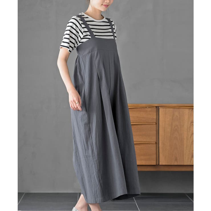 CHACグレー | コットンウォッシュサス付パンツ | rps