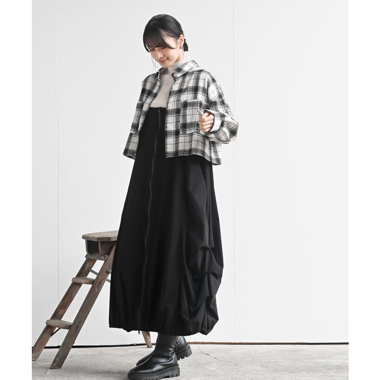 フロントＺＩＰナイロンコクーンジャンスカ | rps | 詳細画像22 