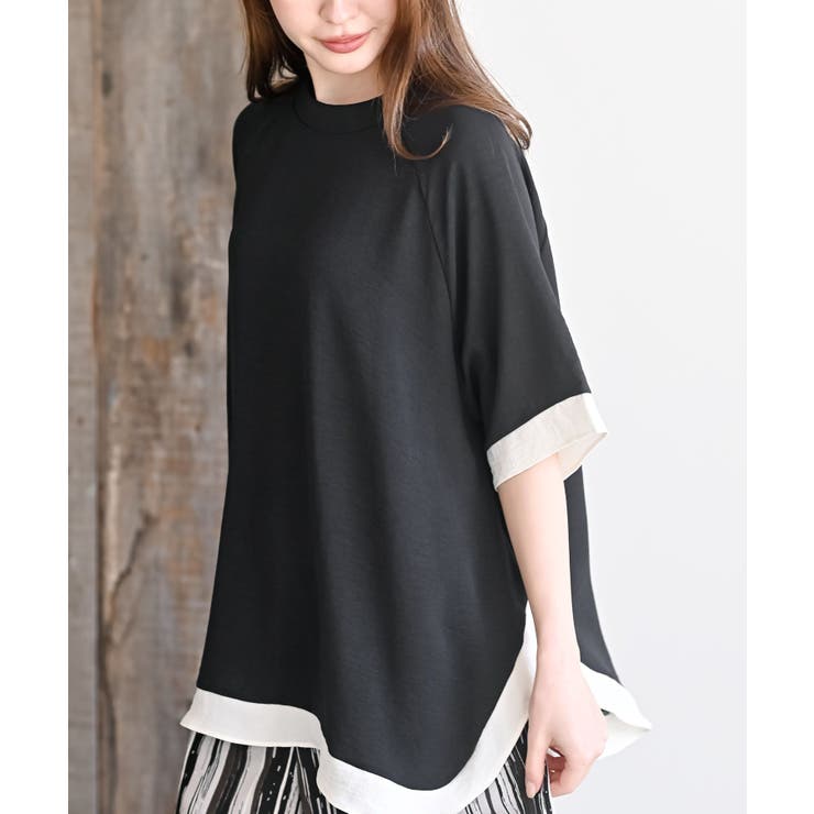 美品！アルベロベロ ブラウス フリーサイズ ☆ プラスサイズ】スクエアあきフリル五分袖ブラウス