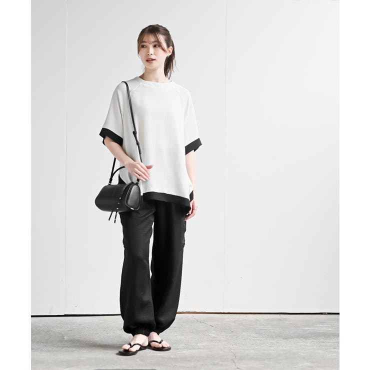 ふちどり配色ブラウス | rps | 詳細画像2 