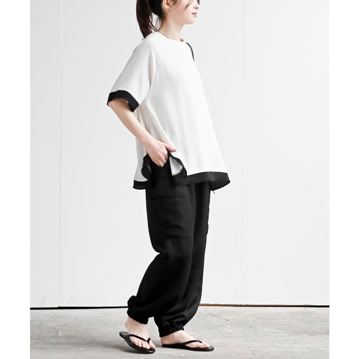 ふちどり配色ブラウス | rps | 詳細画像5 