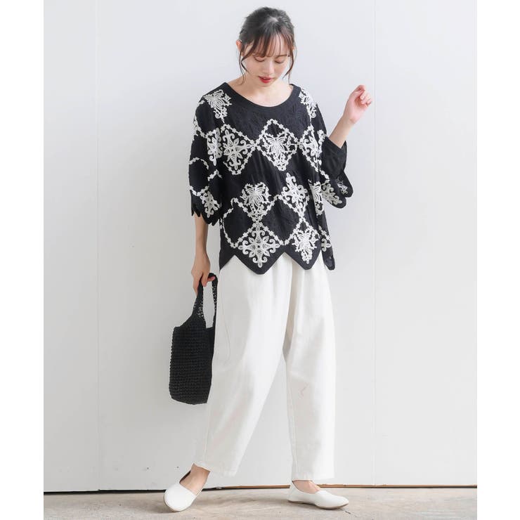 オリエンタル刺繍ブラウス | rps | 詳細画像10 