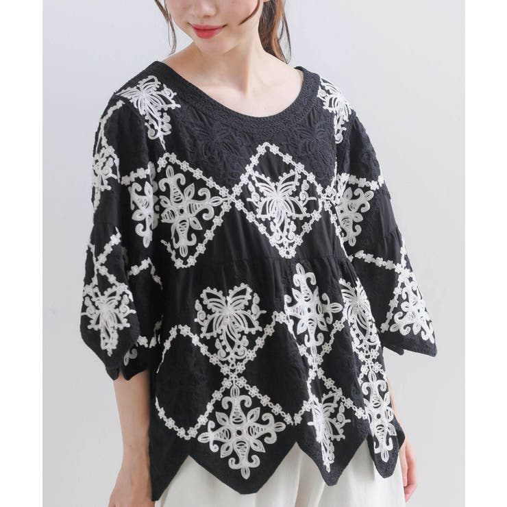 オリエンタル刺繍ブラウス | rps | 詳細画像14 