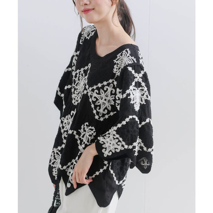 オリエンタル刺繍ブラウス | rps | 詳細画像15 