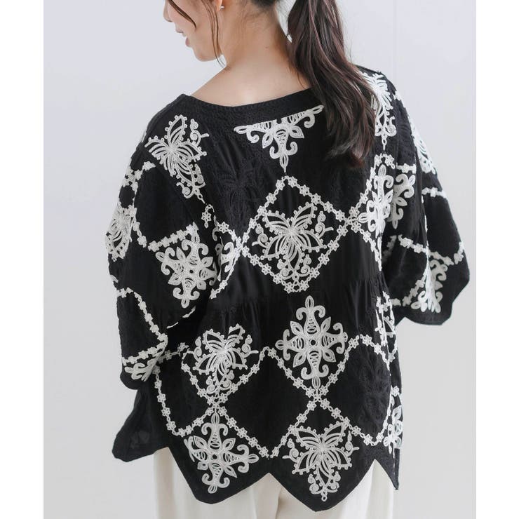 オリエンタル刺繍ブラウス | rps | 詳細画像16 