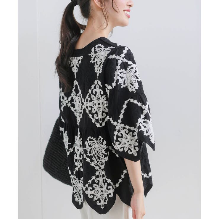 オリエンタル刺繍ブラウス | rps | 詳細画像17 