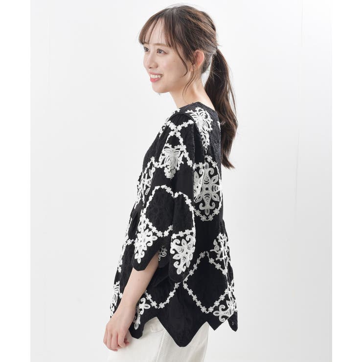 オリエンタル刺繍ブラウス | rps | 詳細画像18 