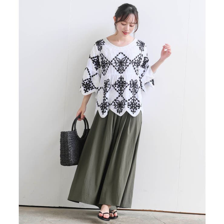 オリエンタル刺繍ブラウス | rps | 詳細画像2 