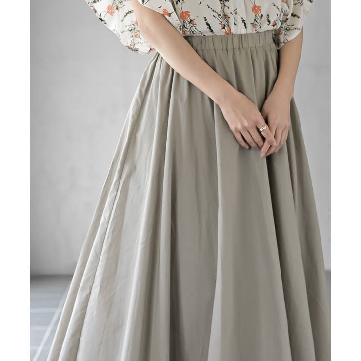 コットンマキシフレアースカート | rps | 詳細画像22 