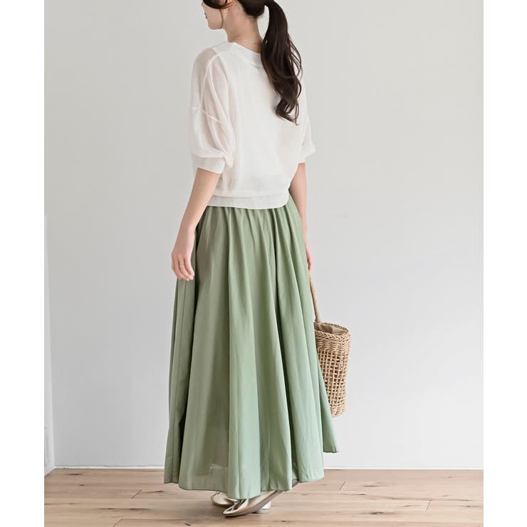 コットンマキシフレアースカート | rps | 詳細画像28 