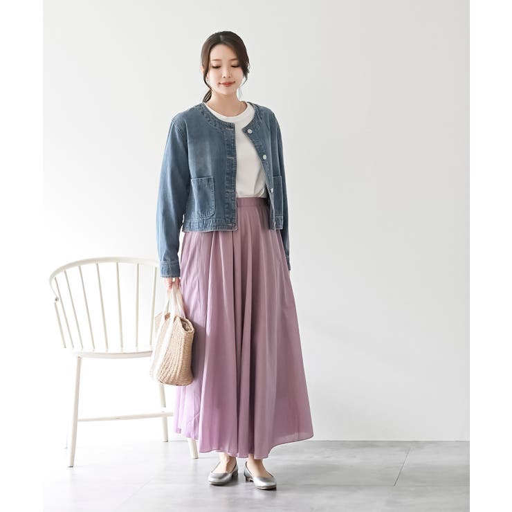 コットンマキシフレアースカート | rps | 詳細画像32 