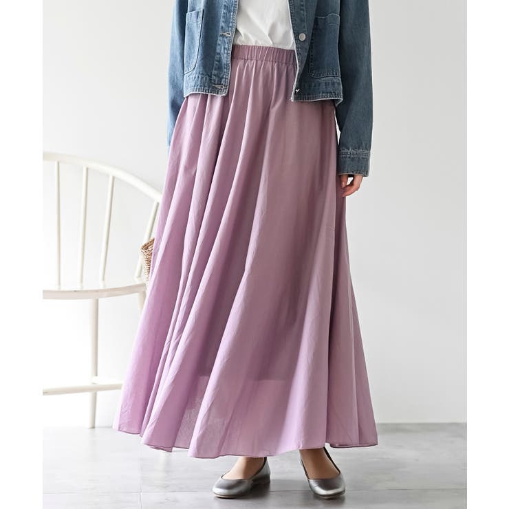 コットンマキシフレアースカート | rps | 詳細画像35 